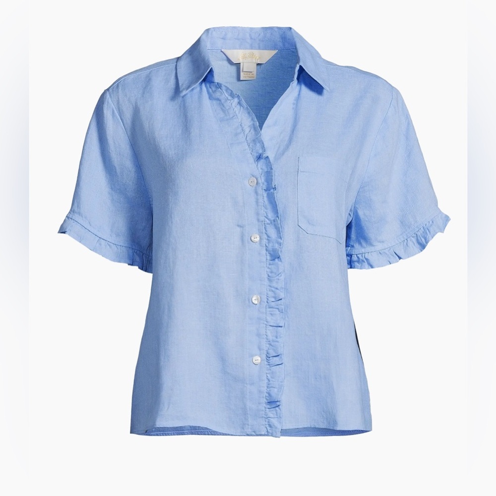 Lilly Pulitzer Light Blue Button Down Shirt